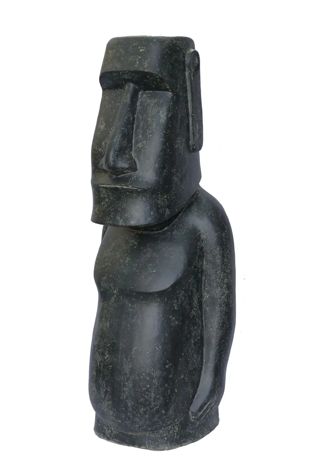  Product image 2 of the product “Moai full body, 127cm Height | Cast stone, handcrafted & coloured ”